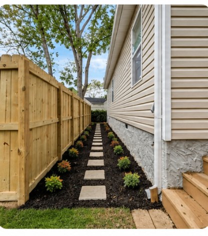 Rear deck and unit exterior at 804 N Moore Road in Chattanooga