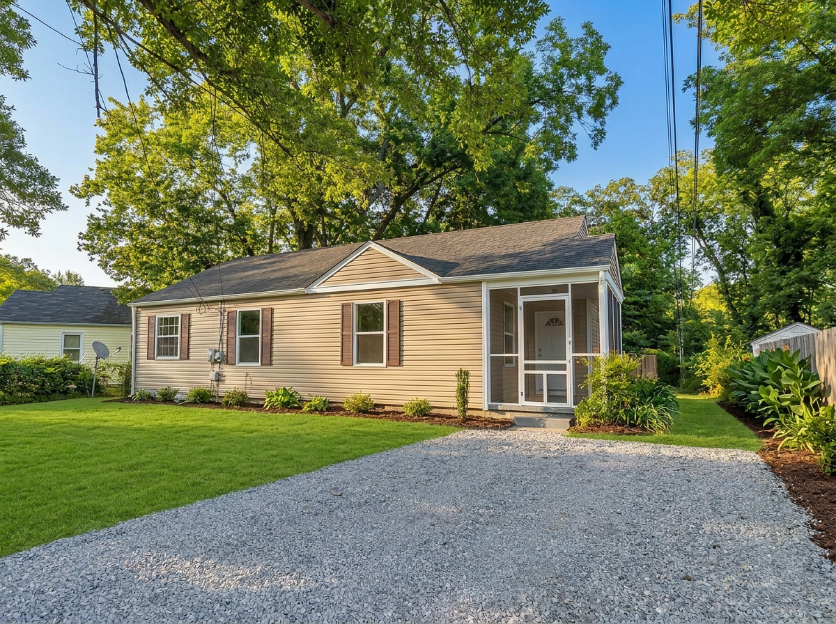 804 N Moore Road after — main house plus new detached ADU in Chattanooga