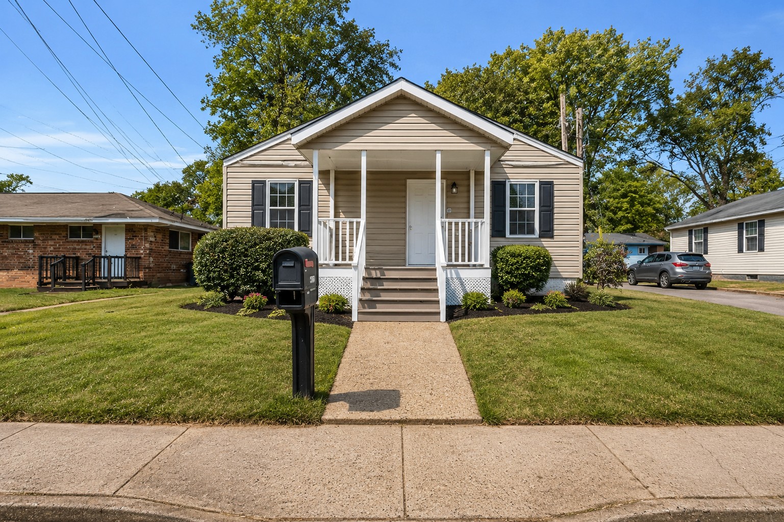 2007 Wilson St after — renovated 3 bed / 2 bath rental with covered porch in Chattanooga